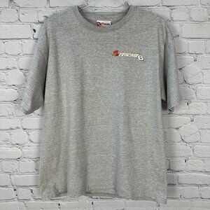 2004 Chase NASCAR Dale Earnhardt #8 Budweiser Racing Tee Shirt, Size Large, Gray